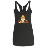T-Shirts Vintage Black / X-Small Pretty Cunning Women's Triblend Racerback Tank