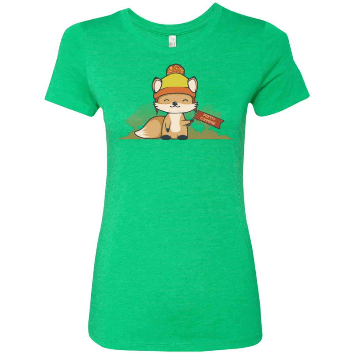 T-Shirts Envy / Small Pretty Cunning Women's Triblend T-Shirt