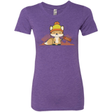 T-Shirts Purple Rush / Small Pretty Cunning Women's Triblend T-Shirt