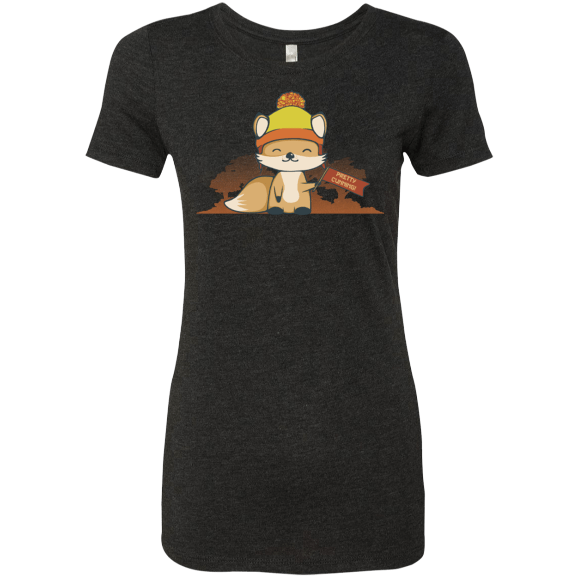 T-Shirts Vintage Black / Small Pretty Cunning Women's Triblend T-Shirt