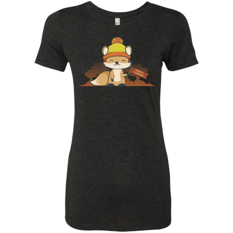 T-Shirts Vintage Black / Small Pretty Cunning Women's Triblend T-Shirt
