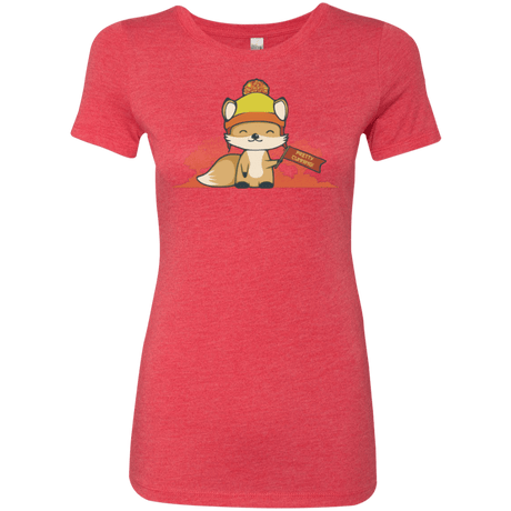 T-Shirts Vintage Red / Small Pretty Cunning Women's Triblend T-Shirt