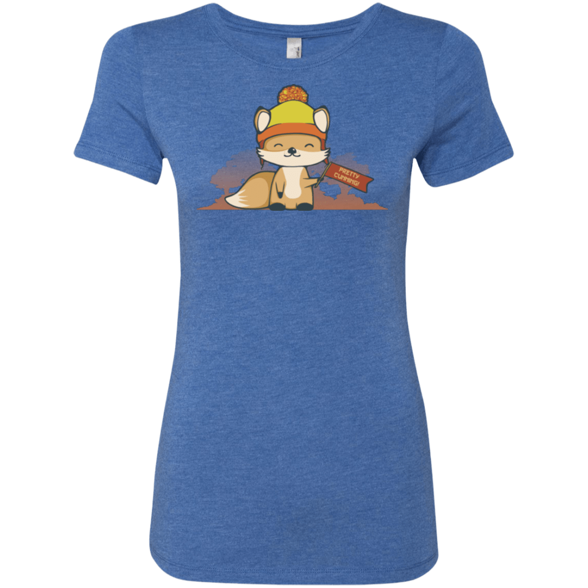 T-Shirts Vintage Royal / Small Pretty Cunning Women's Triblend T-Shirt