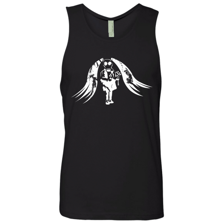 T-Shirts Black / S Pretty Mask Men's Premium Tank Top