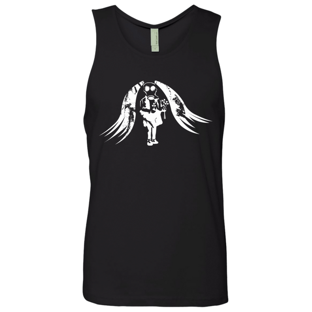 T-Shirts Black / S Pretty Mask Men's Premium Tank Top