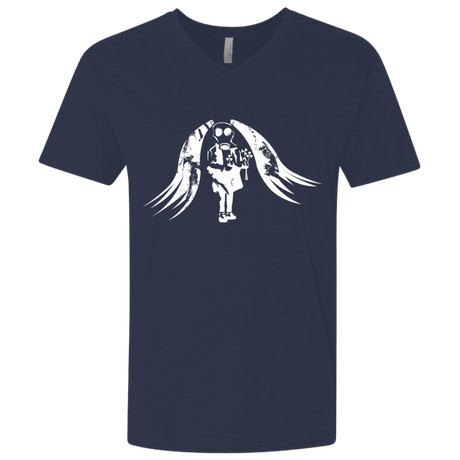 T-Shirts Midnight Navy / X-Small Pretty Mask Men's Premium V-Neck