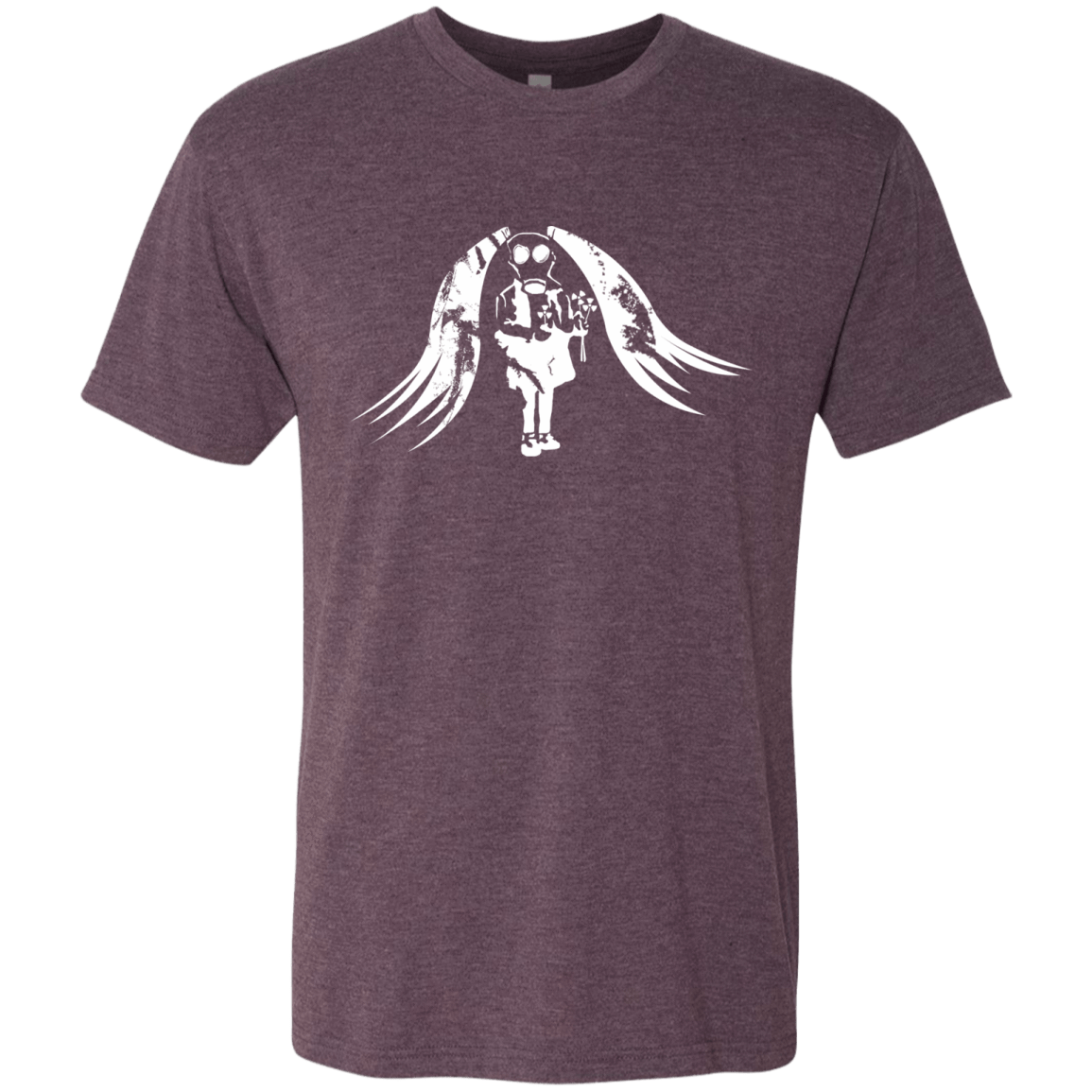 T-Shirts Vintage Purple / S Pretty Mask Men's Triblend T-Shirt