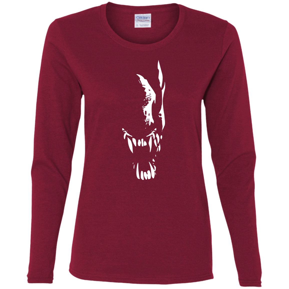 T-Shirts Cardinal / S Pretty Smile Women's Long Sleeve T-Shirt