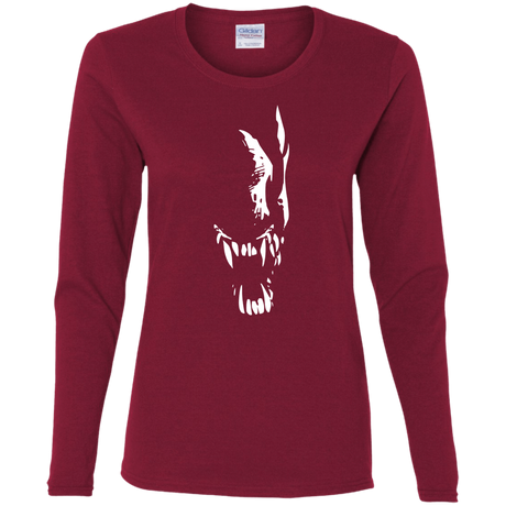 T-Shirts Cardinal / S Pretty Smile Women's Long Sleeve T-Shirt