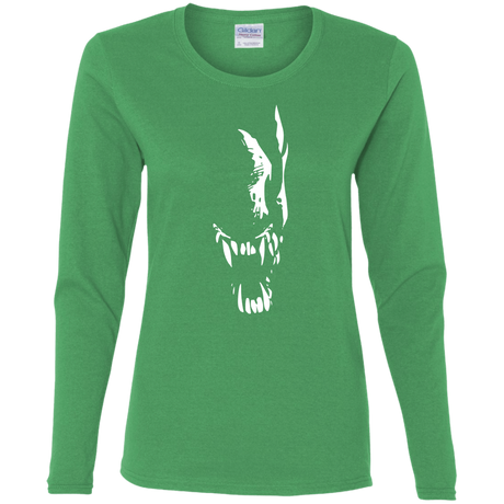 T-Shirts Irish Green / S Pretty Smile Women's Long Sleeve T-Shirt
