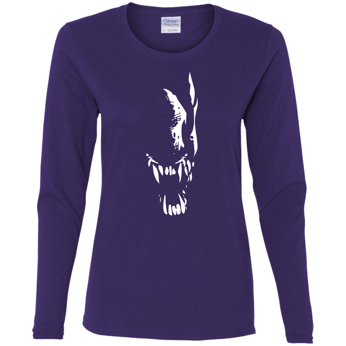 T-Shirts Purple / S Pretty Smile Women's Long Sleeve T-Shirt