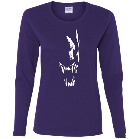 T-Shirts Purple / S Pretty Smile Women's Long Sleeve T-Shirt