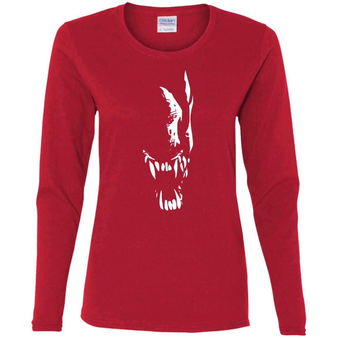 T-Shirts Red / S Pretty Smile Women's Long Sleeve T-Shirt
