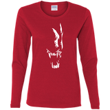 T-Shirts Red / S Pretty Smile Women's Long Sleeve T-Shirt
