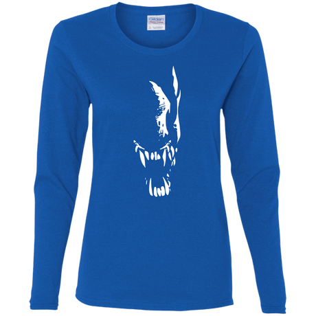 T-Shirts Royal / S Pretty Smile Women's Long Sleeve T-Shirt
