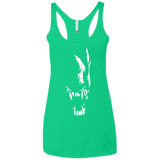 Pretty Smile Women's Triblend Racerback Tank