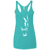 Pretty Smile Women's Triblend Racerback Tank