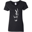 T-Shirts Black / S Pretty Smile Women's V-Neck T-Shirt