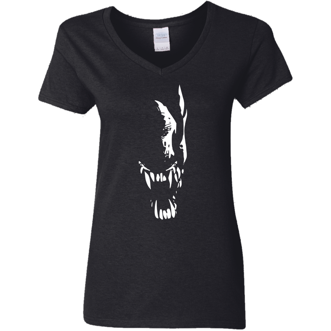 T-Shirts Black / S Pretty Smile Women's V-Neck T-Shirt