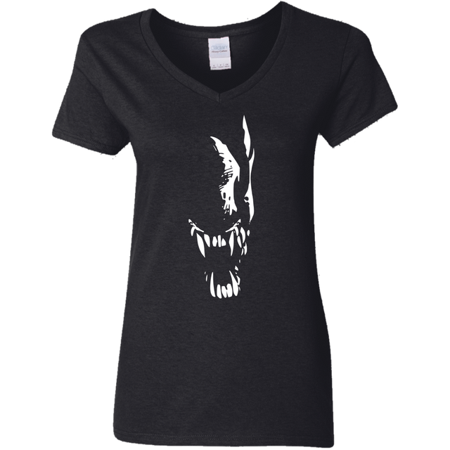 T-Shirts Black / S Pretty Smile Women's V-Neck T-Shirt