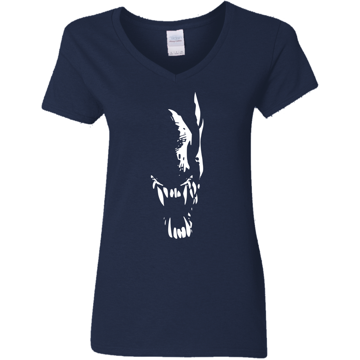 T-Shirts Navy / S Pretty Smile Women's V-Neck T-Shirt