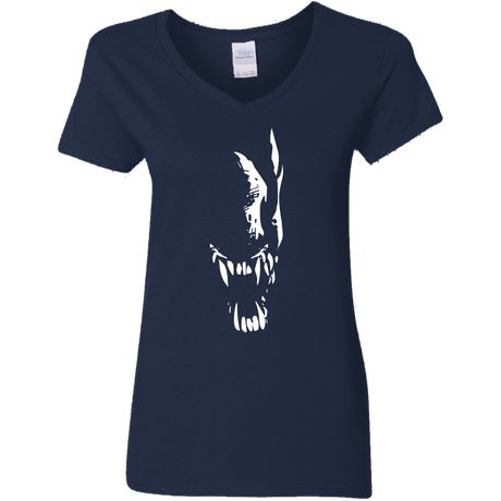 T-Shirts Navy / S Pretty Smile Women's V-Neck T-Shirt