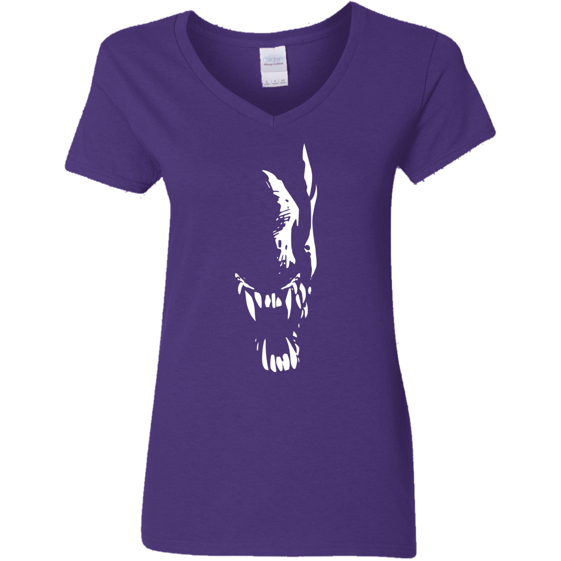 T-Shirts Purple / S Pretty Smile Women's V-Neck T-Shirt