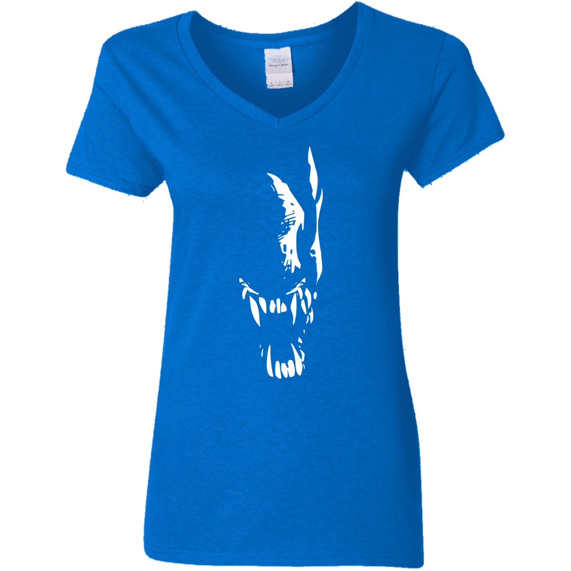 T-Shirts Royal / S Pretty Smile Women's V-Neck T-Shirt