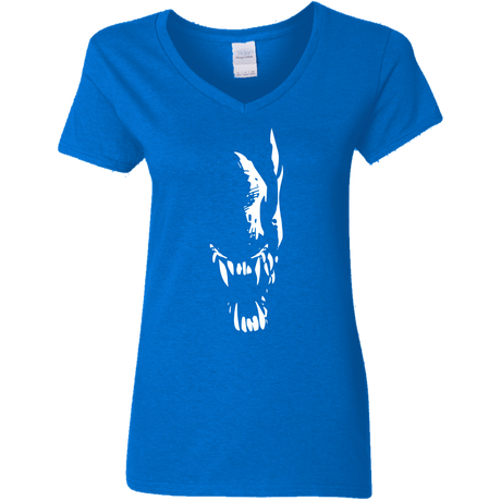 T-Shirts Royal / S Pretty Smile Women's V-Neck T-Shirt