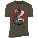 T-Shirts Military Green / S Pride and Ambition sumi-e Men's Premium T-Shirt