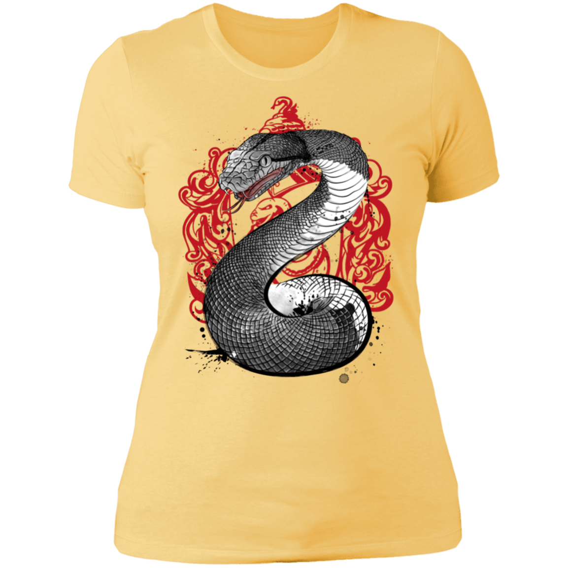 T-Shirts Banana Cream/ / S Pride and Ambition sumi-e Women's Premium T-Shirt