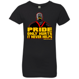 T-Shirts Black / YXS Pride Girls Premium T-Shirt