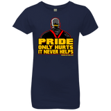 T-Shirts Midnight Navy / YXS Pride Girls Premium T-Shirt