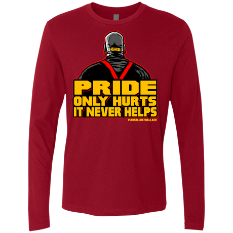 T-Shirts Cardinal / S Pride Men's Premium Long Sleeve