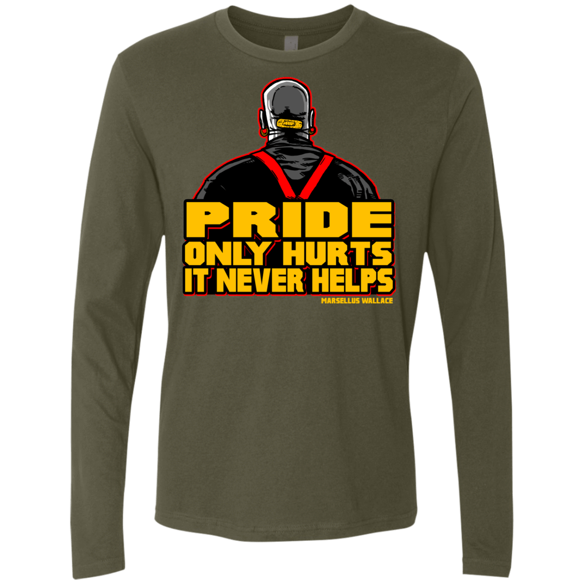 T-Shirts Military Green / S Pride Men's Premium Long Sleeve