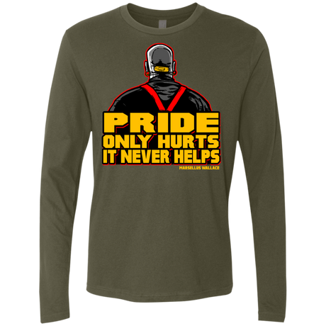T-Shirts Military Green / S Pride Men's Premium Long Sleeve
