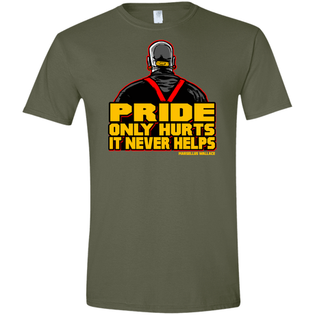 T-Shirts Military Green / S Pride Men's Semi-Fitted Softstyle