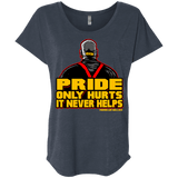 T-Shirts Vintage Navy / X-Small Pride Triblend Dolman Sleeve