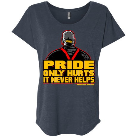 T-Shirts Vintage Navy / X-Small Pride Triblend Dolman Sleeve