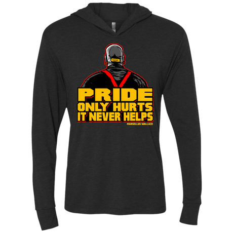 T-Shirts Vintage Black / X-Small Pride Triblend Long Sleeve Hoodie Tee