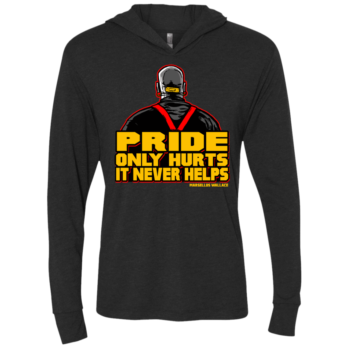 T-Shirts Vintage Black / X-Small Pride Triblend Long Sleeve Hoodie Tee