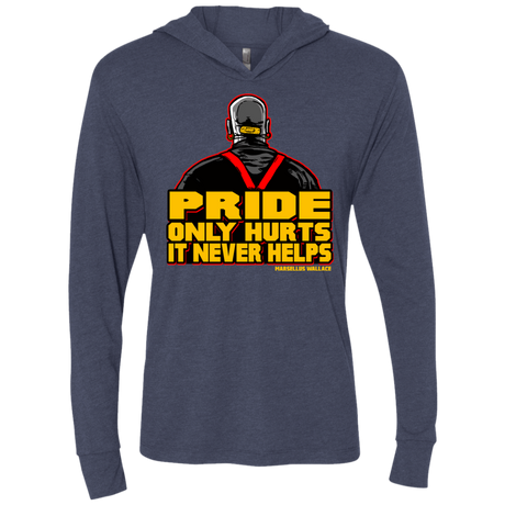 T-Shirts Vintage Navy / X-Small Pride Triblend Long Sleeve Hoodie Tee