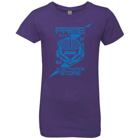 T-Shirts Purple Rush / YXS Prime electronics Girls Premium T-Shirt