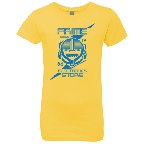 T-Shirts Vibrant Yellow / YXS Prime electronics Girls Premium T-Shirt