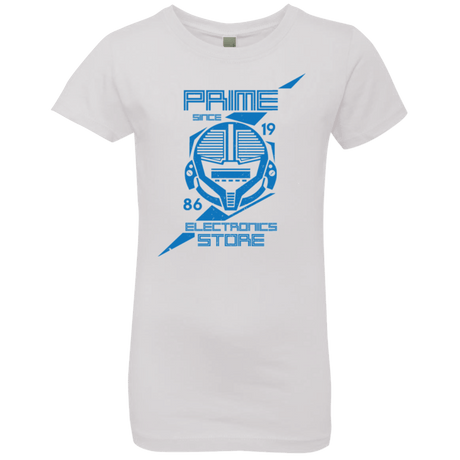 T-Shirts White / YXS Prime electronics Girls Premium T-Shirt