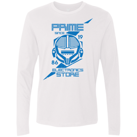 T-Shirts White / Small Prime electronics Men's Premium Long Sleeve