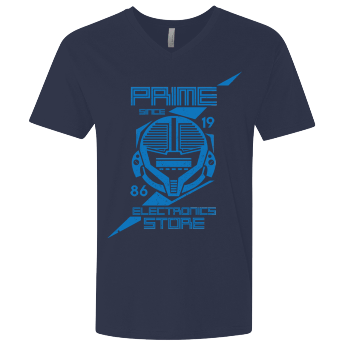 T-Shirts Midnight Navy / X-Small Prime electronics Men's Premium V-Neck