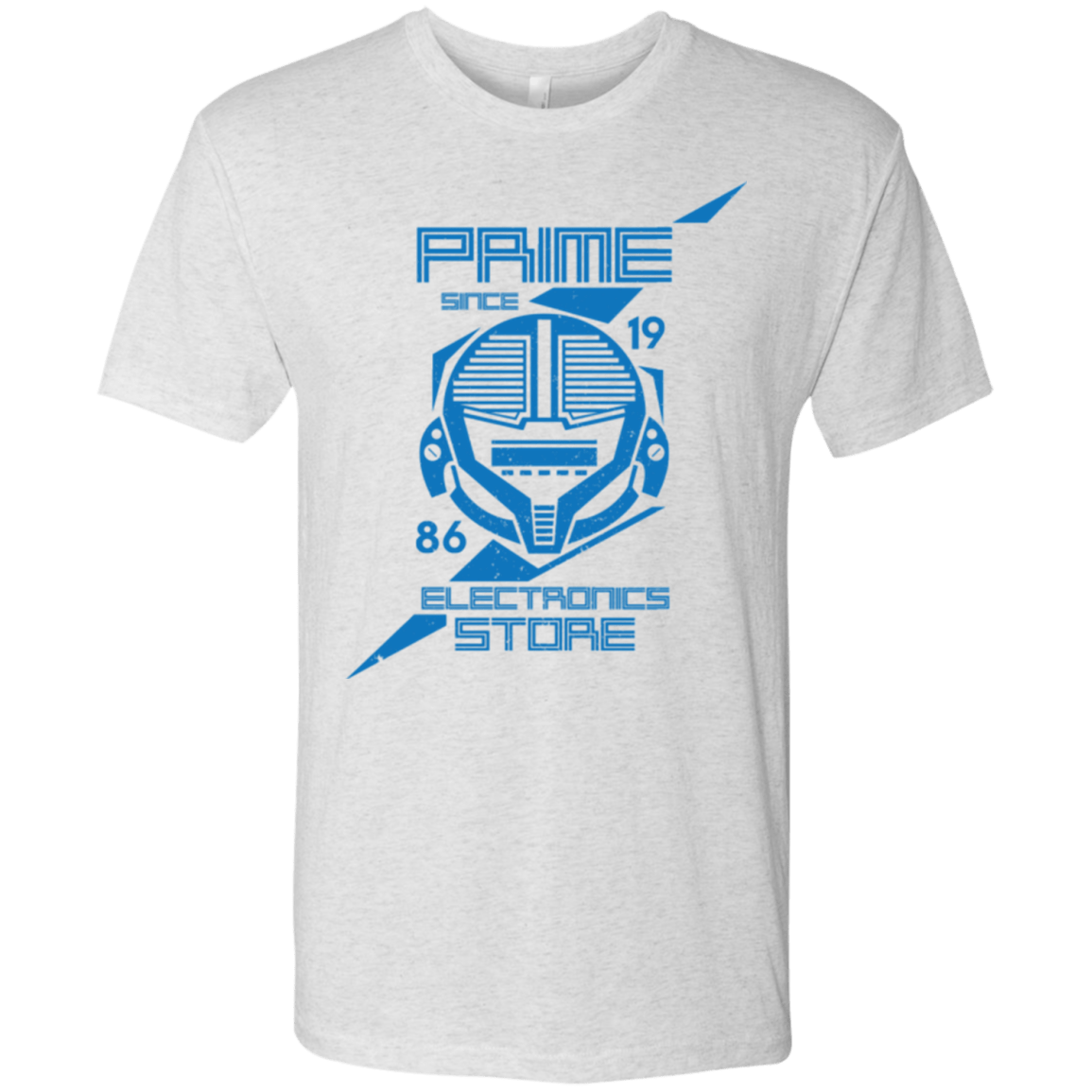 T-Shirts Heather White / Small Prime electronics Men's Triblend T-Shirt
