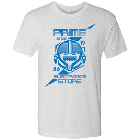 T-Shirts Heather White / Small Prime electronics Men's Triblend T-Shirt