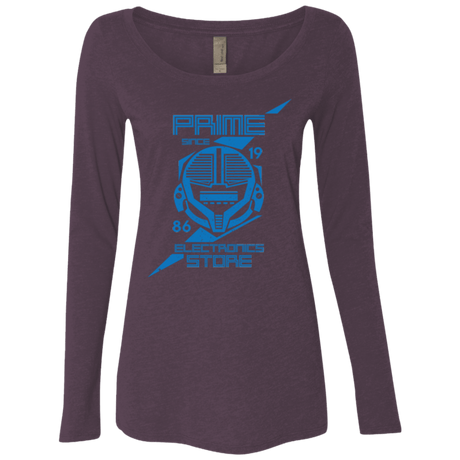 T-Shirts Vintage Purple / Small Prime electronics Women's Triblend Long Sleeve Shirt